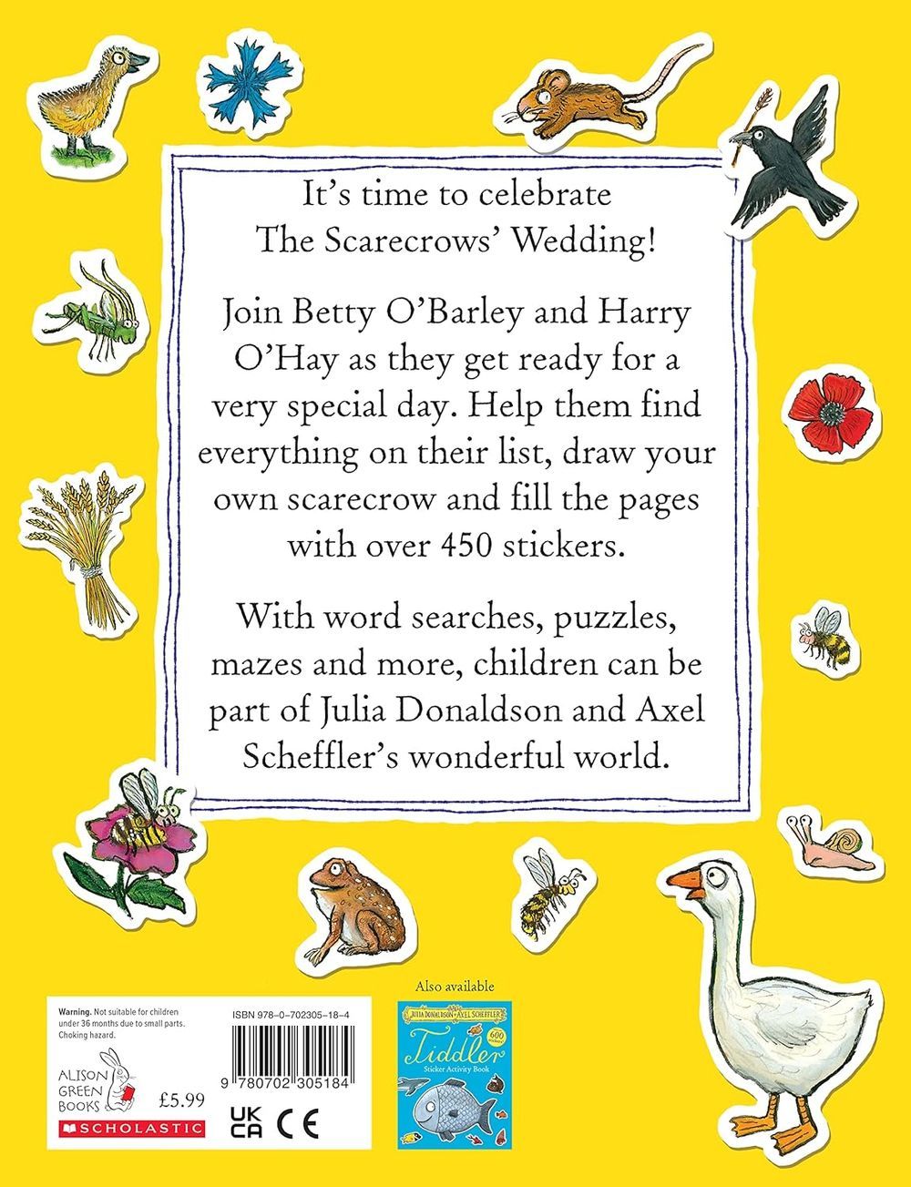 كتاب The Scarecrows' Wedding Sticker Activity Book