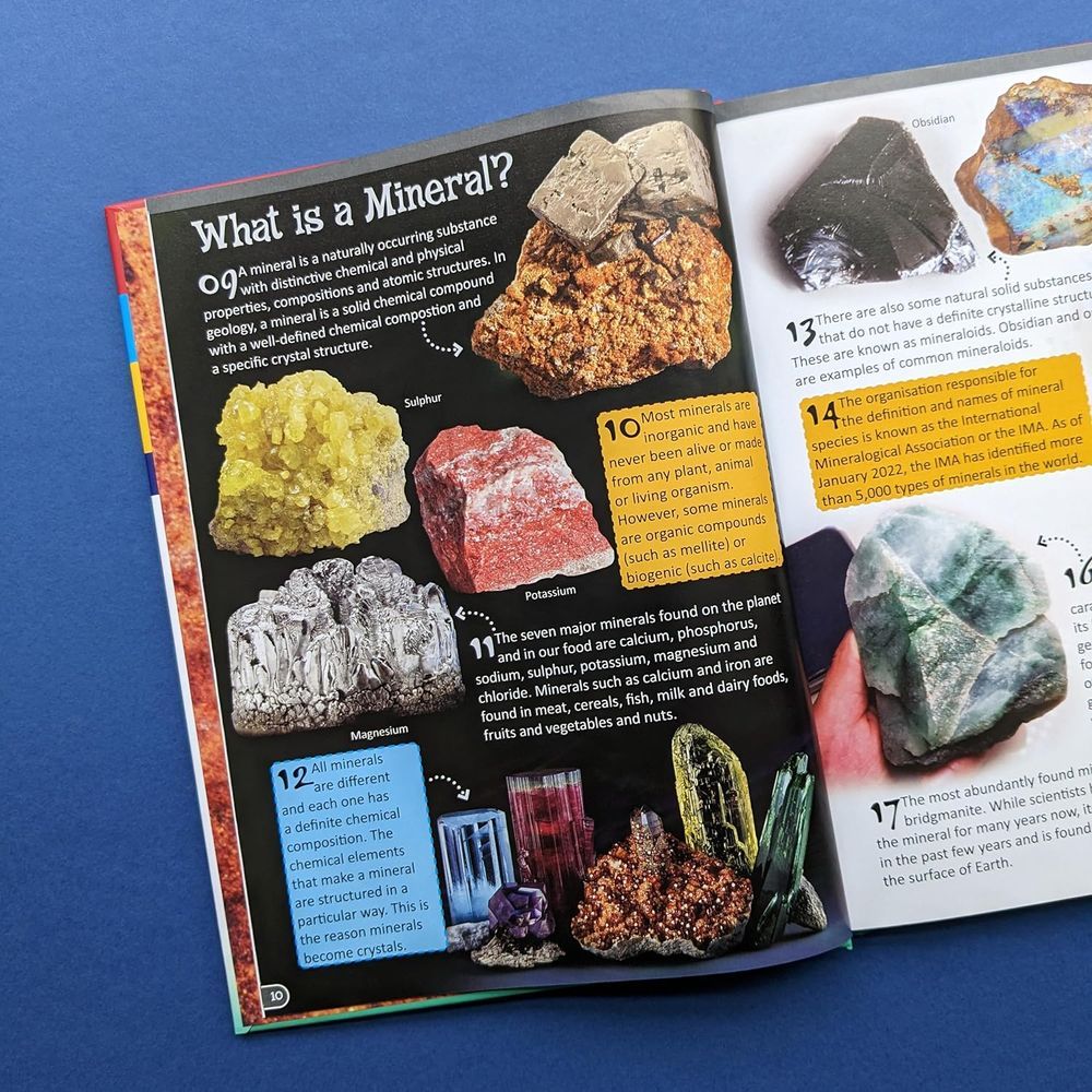 كتاب 500 Fantastic Facts - Rock And Minerals