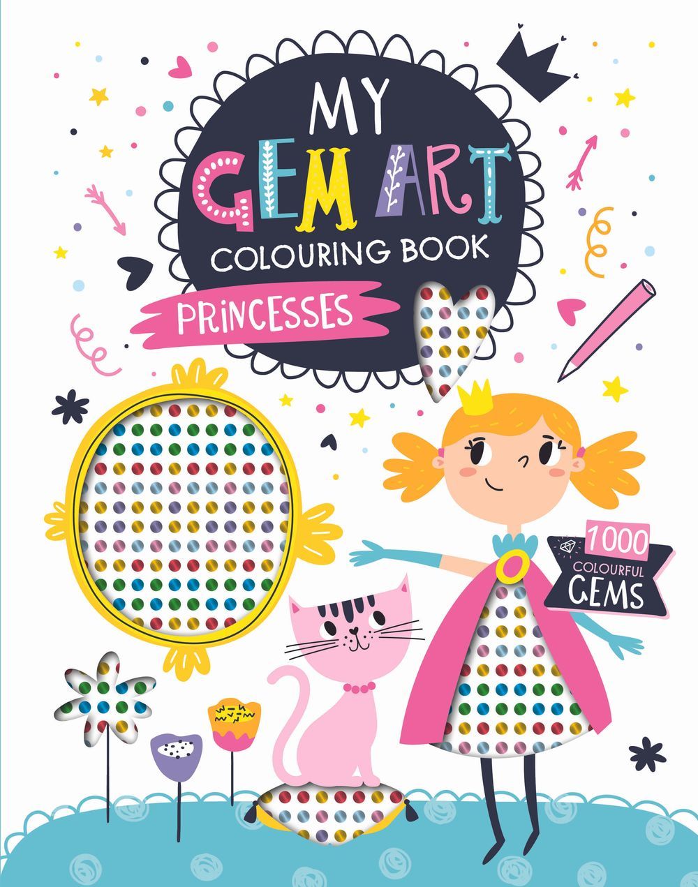 كتاب My Gem Art Colouring Book - Princess