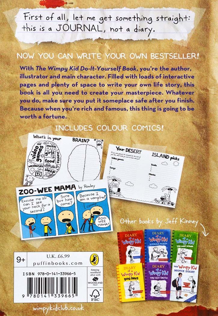 Diary Of A Wimpy Kid : Do It Yourself PB