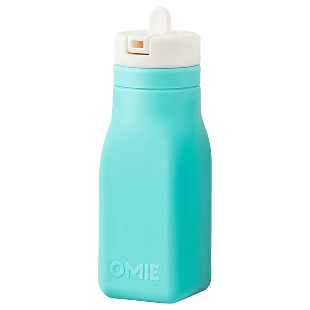 Omiebox - OmieLife OmieBottle Soft Silicone Water Bottle - Teal - 255 ml