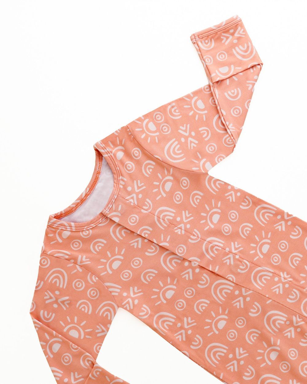 Bumbabae - MagClasp Sleepsuit - Peachy Sunshine