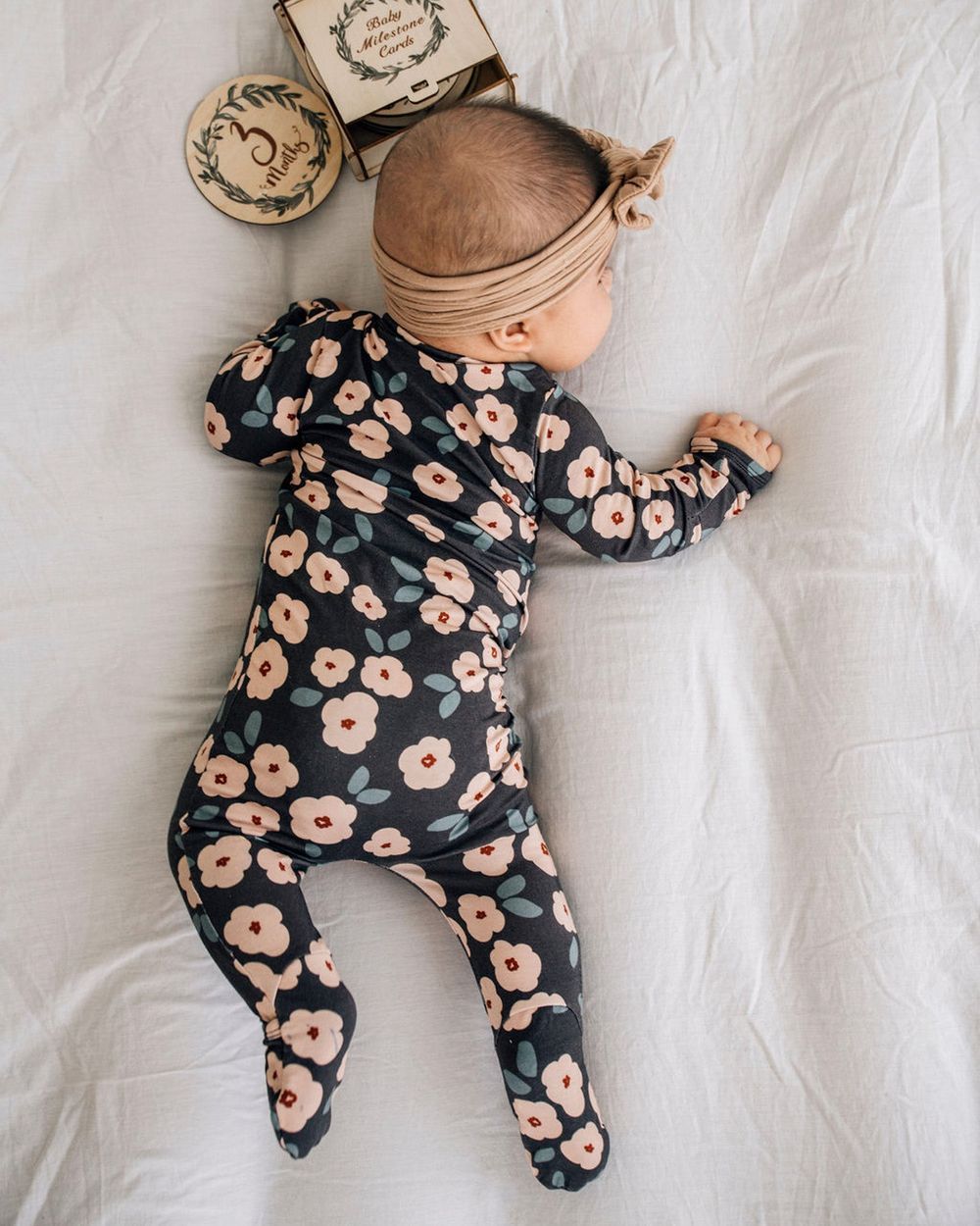 Bumbabae - MagClasp Sleepsuit - Poppy Field