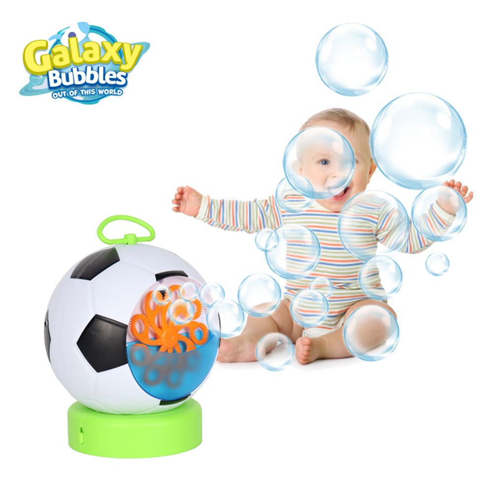 Galaxy Bubbles - Bubble Football Machine With 50ml Bubble Solution