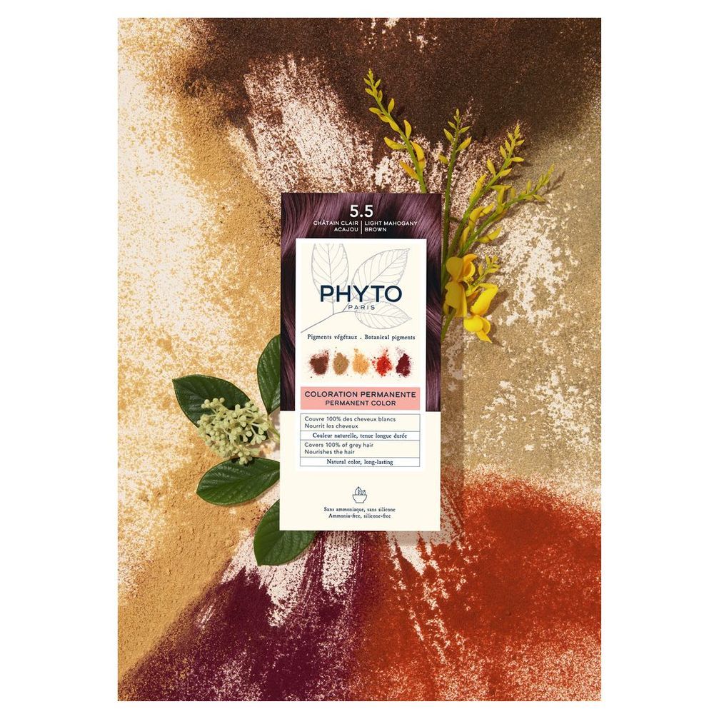 Phyto - Hair Color 5.5 - Light Mahgony Brown