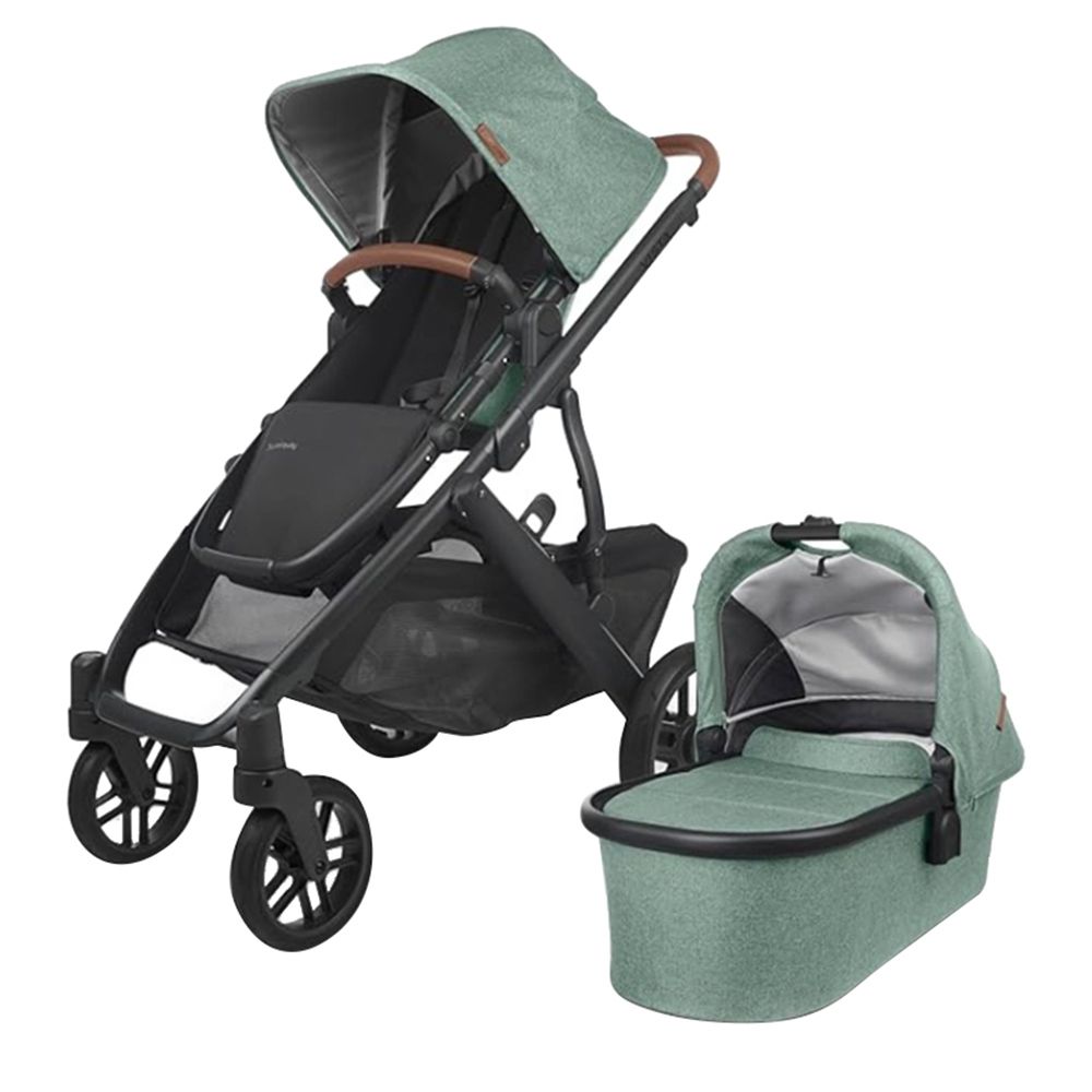 Uppababy - Vista V2 Stroller - Gwen - Green Melange