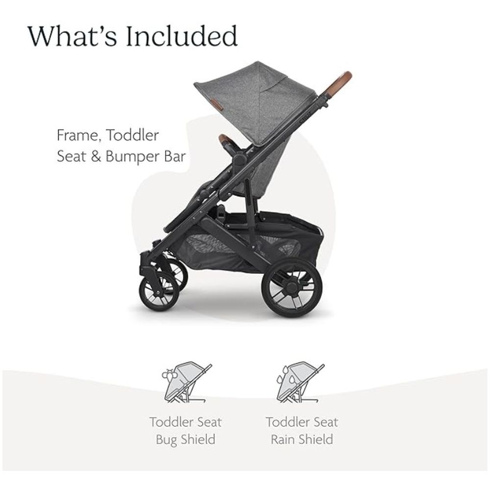 Uppababy - Cruz V2 Stroller - Greyson - Charcoal Melange