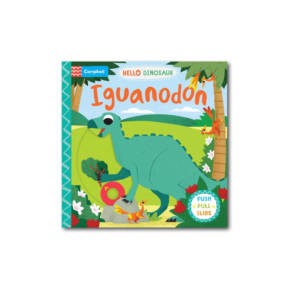 كتاب Iguanodon - A Push Pull Slide Dinosaur Book