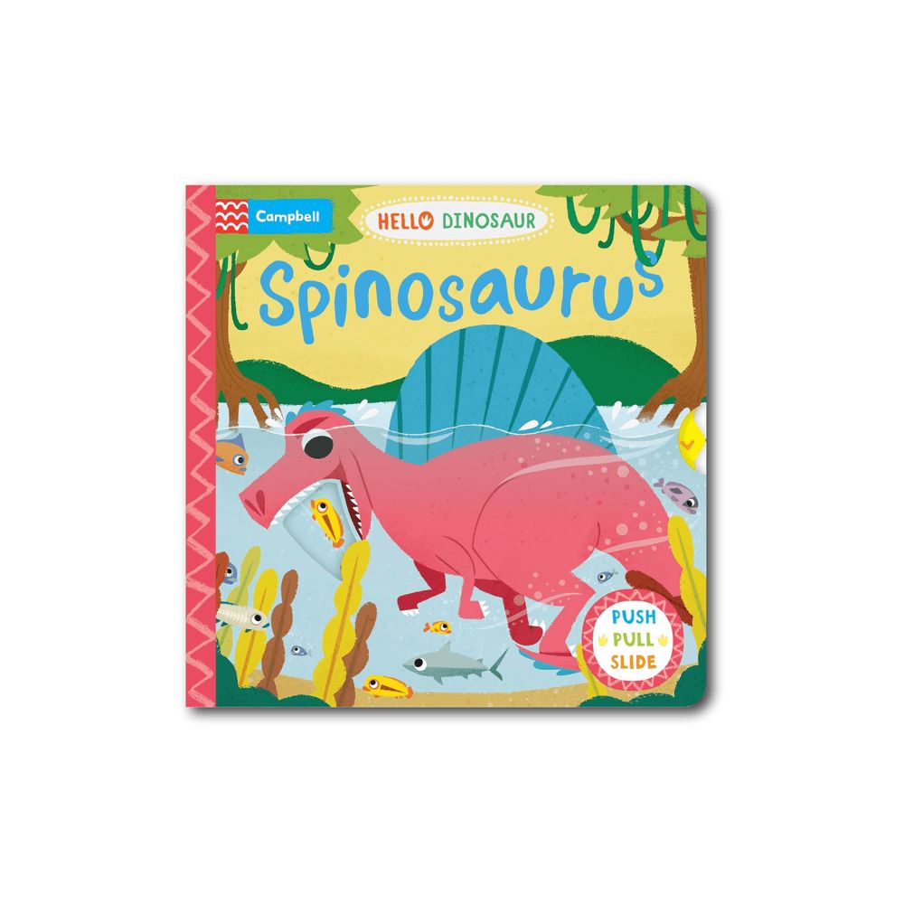 كتاب Spinosaurus - A Push Pull Slide Dinosaur Book