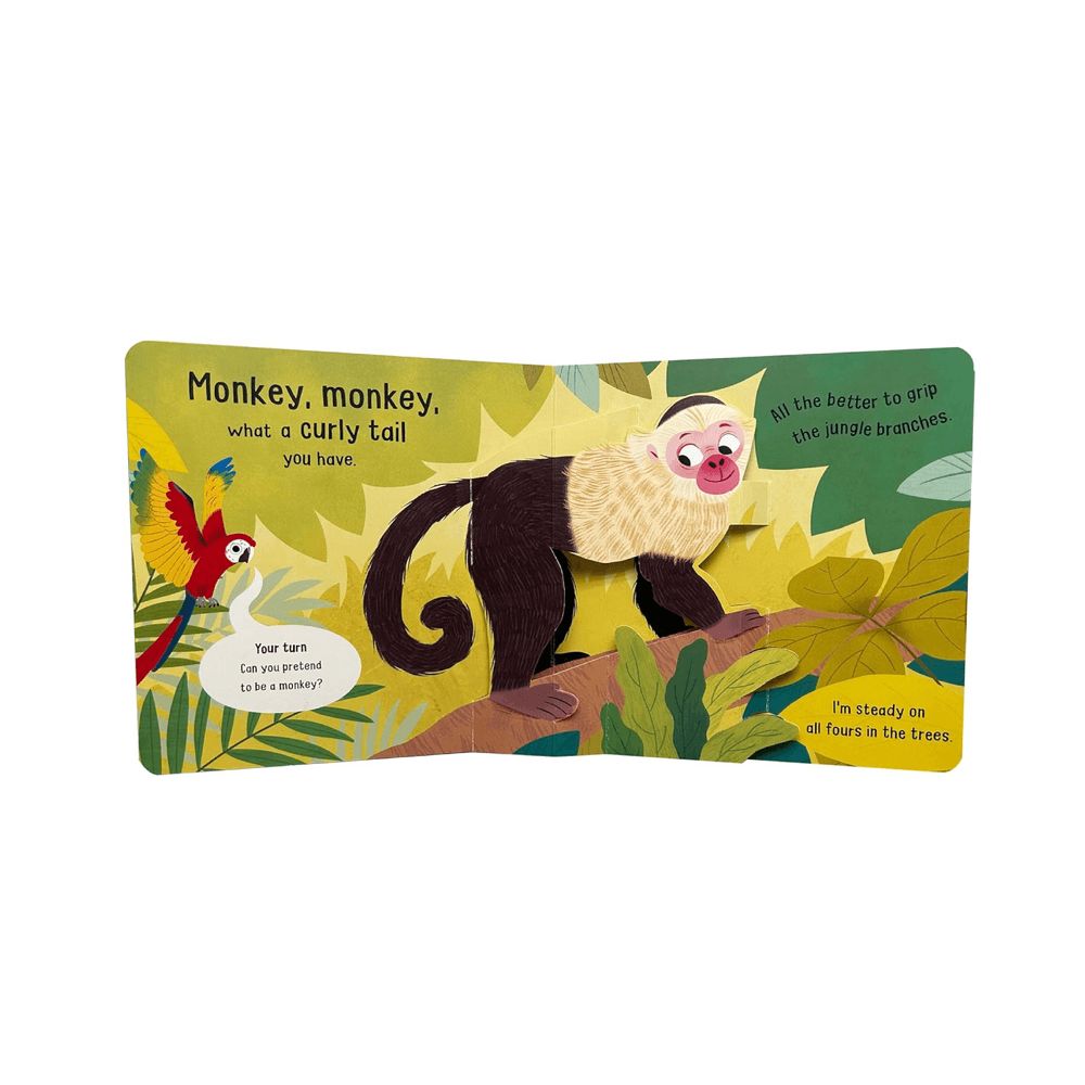 كتاب Peep & Pop Monkey, Monkey, What A Curly Tail You Have!