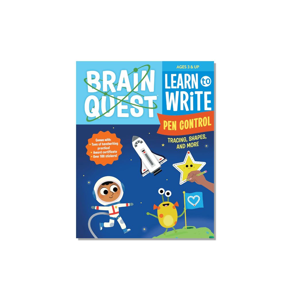 كتاب Brain Quest Learn To Write: Pen Control, Tracing, Shapes, And More