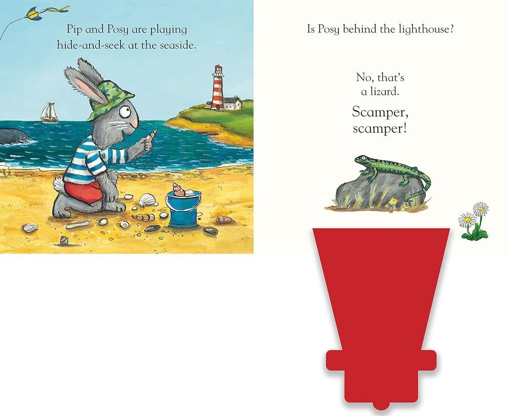 كتاب Pip And Posy At the Seaside Felt Flaps Book