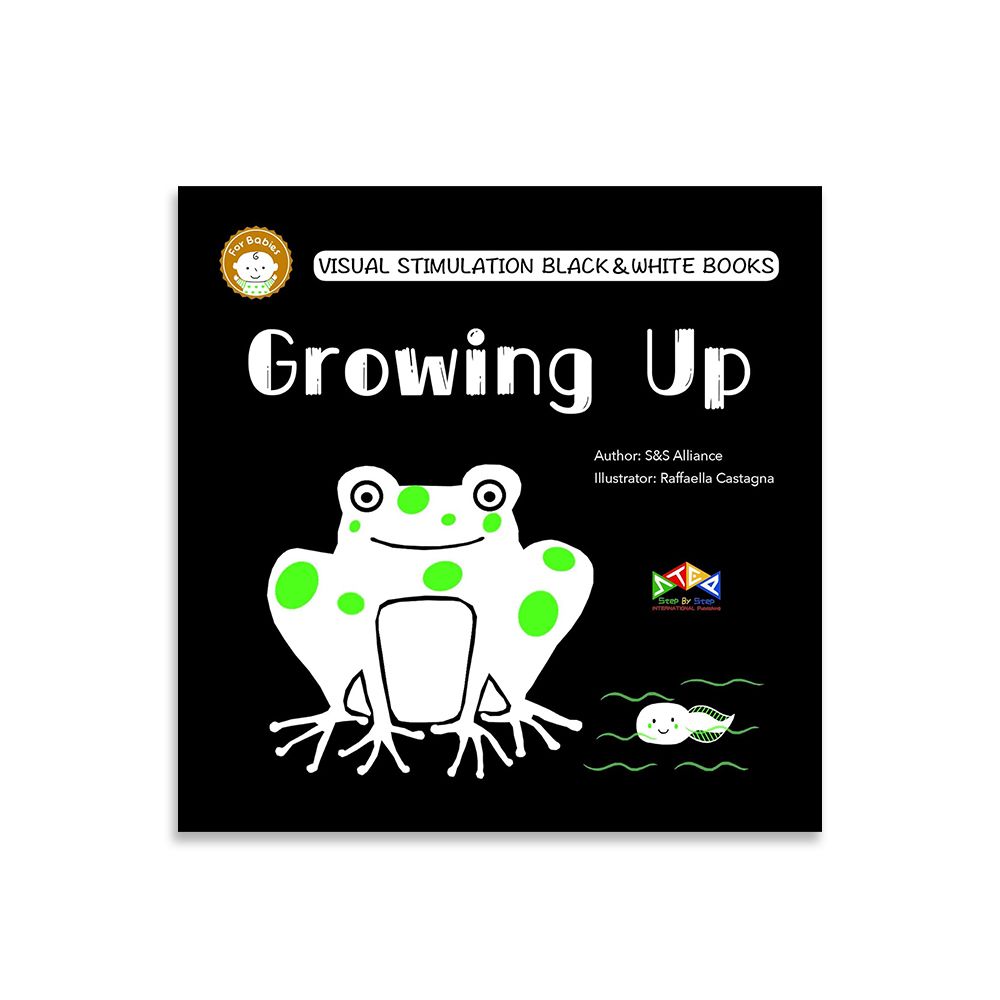 Growing Up - Black & White Books: Visual Stimulation For Babies