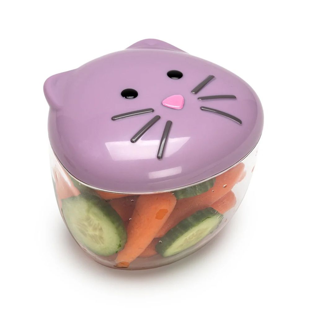 Melii - Snack Container With Pctg Base 232ml - Pack of 3 - Bulldog, Shark, & Cat