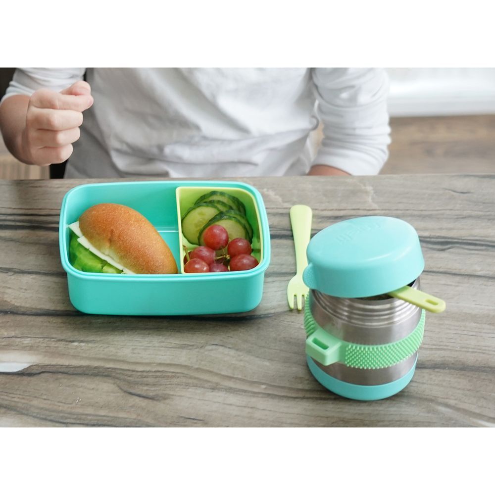 Melii - Fidget Thermose Insulated Food Jar - Turquoise - 300ml