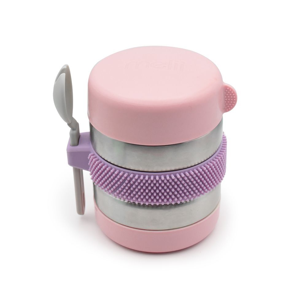 Melii - Fidget Thermose Insulated Food Jar - Pink - 300ml