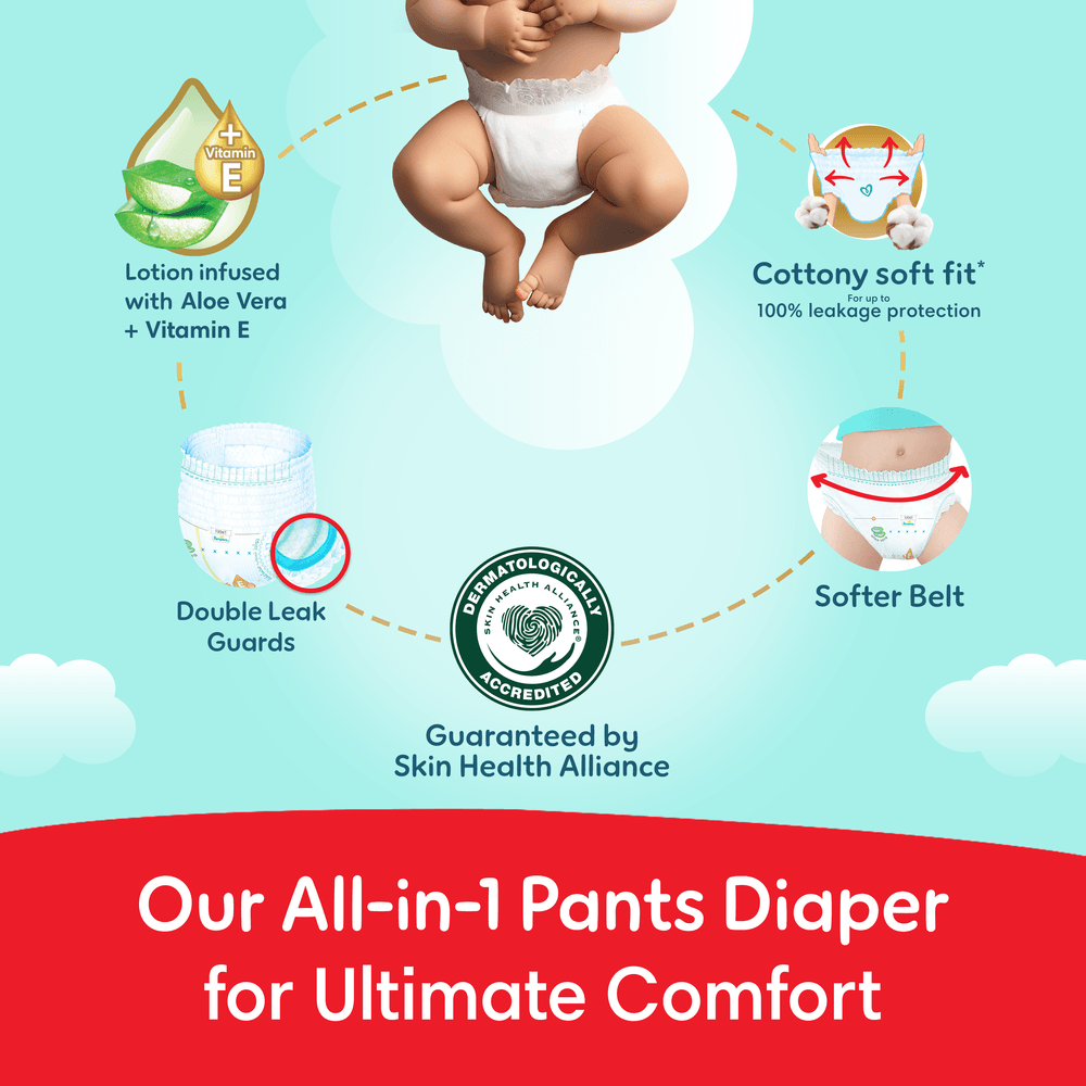 Pampers - Rash Protection Diaper Pants - Size 6 - 16+ kg - Pack of 2 - 136 Pcs