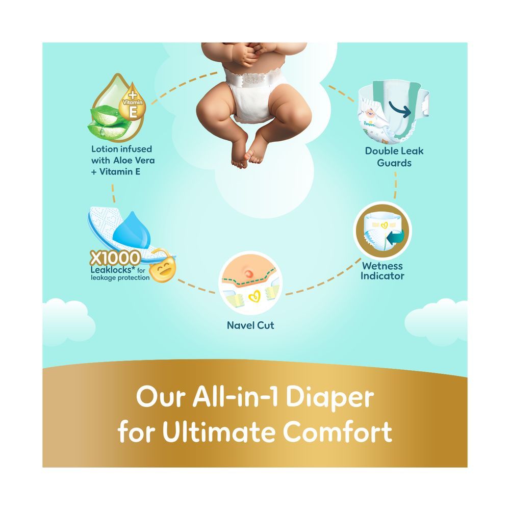 Pampers - Ultimate Comfort Taped Diapers - Size 2 - 3-8 kg - 84 Pcs