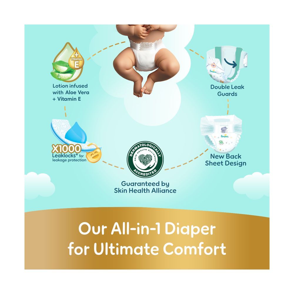 Pampers - Ultimate Comfort Taped Diapers - Giant Saving Box - Size 4 - 9-14 kg - 100 Pcs