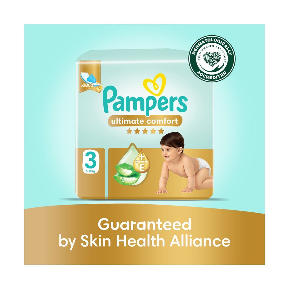 Pampers - Ultimate Comfort Taped Diapers - Giant Saving Box - Size 3 - 6-10 kg - 116 Pcs