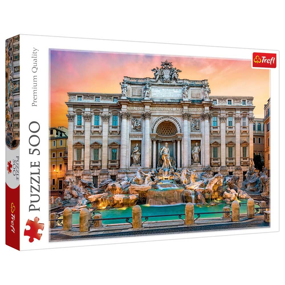 Trefl Puzzle - Fontanna Di Trevi Rome Puzzle - 500pcs