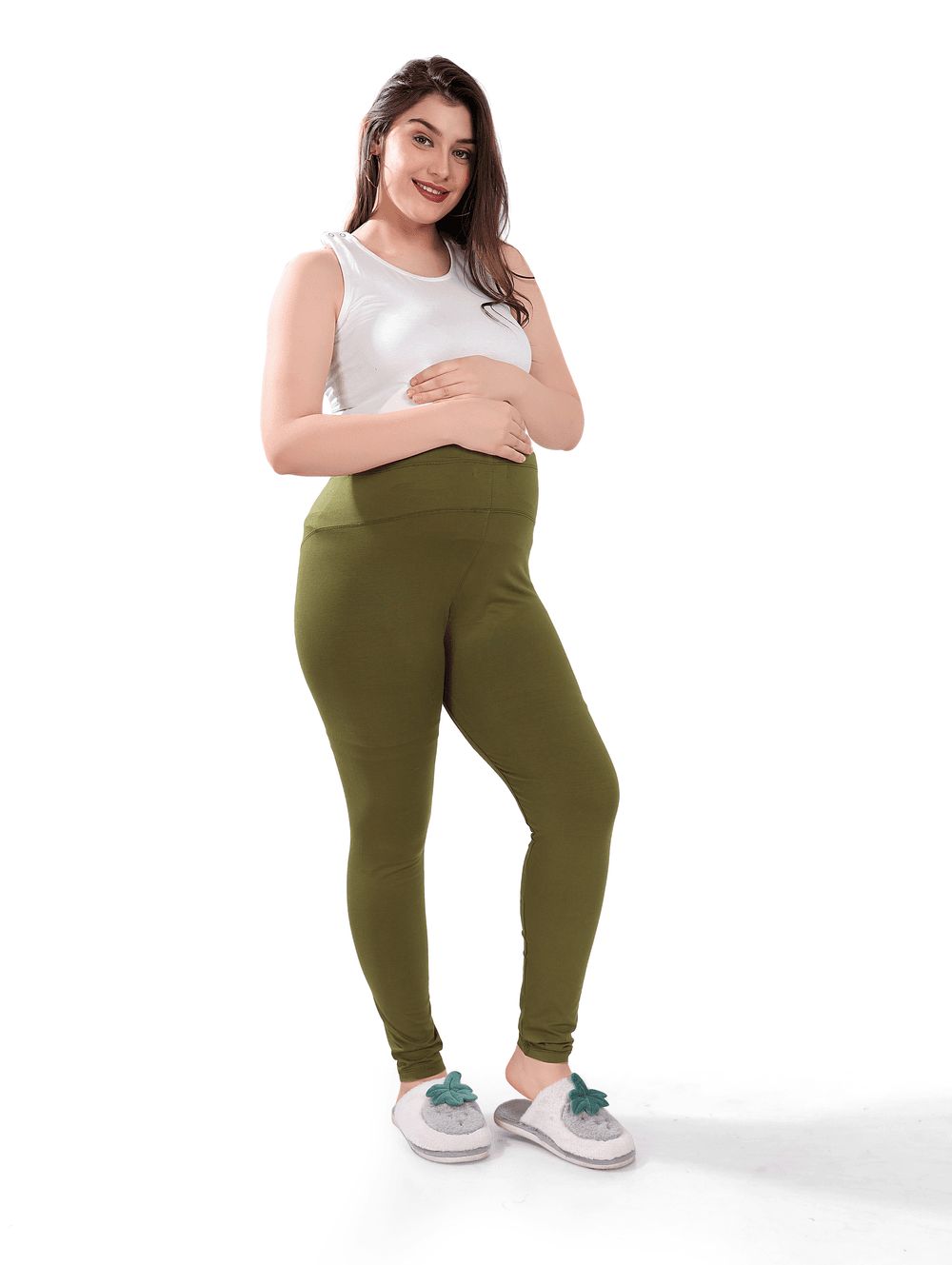 Tummy - Maternity Activewear Leggings - Green