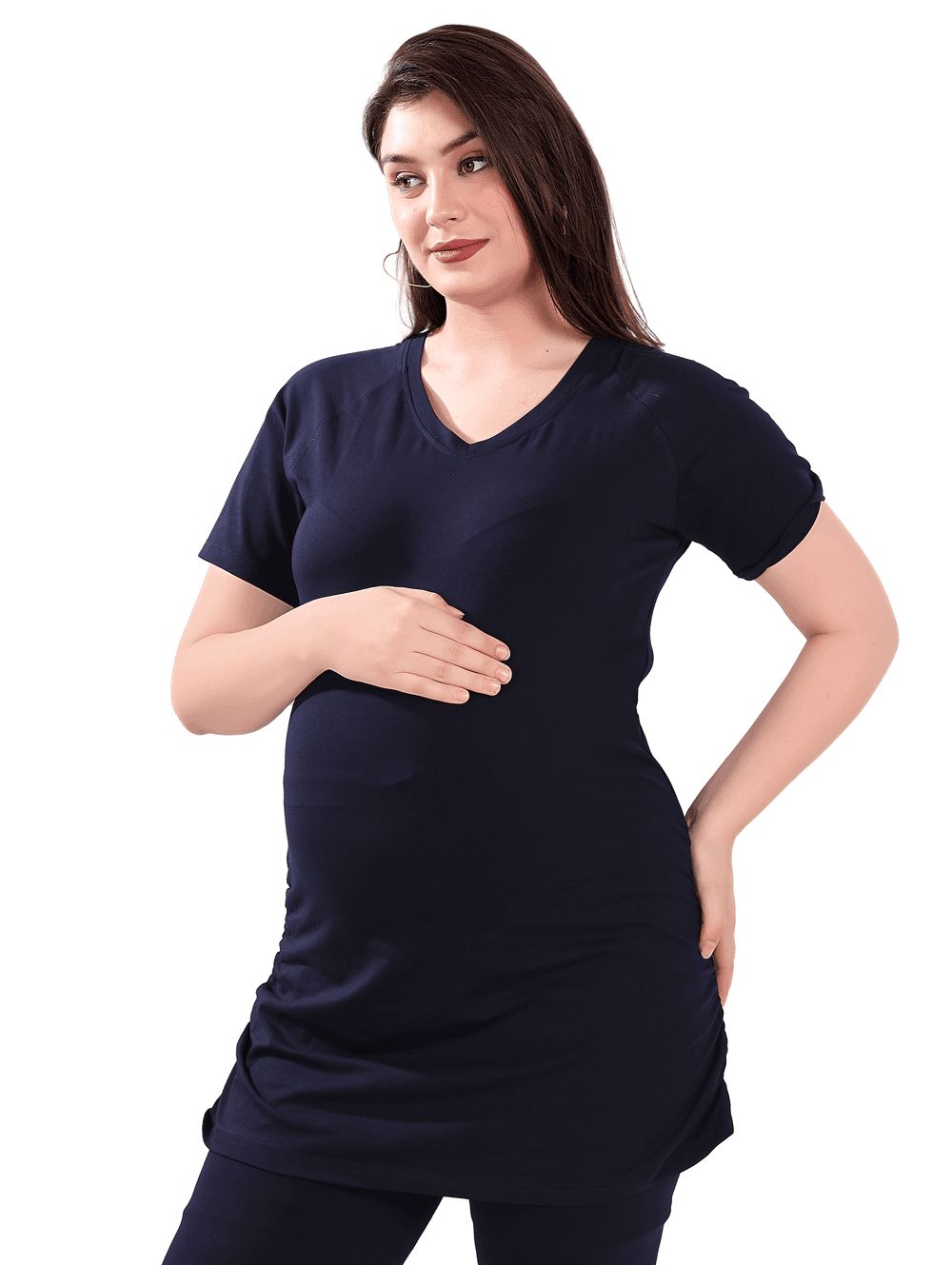 Tummy - Maternity T-Shirt - Blue