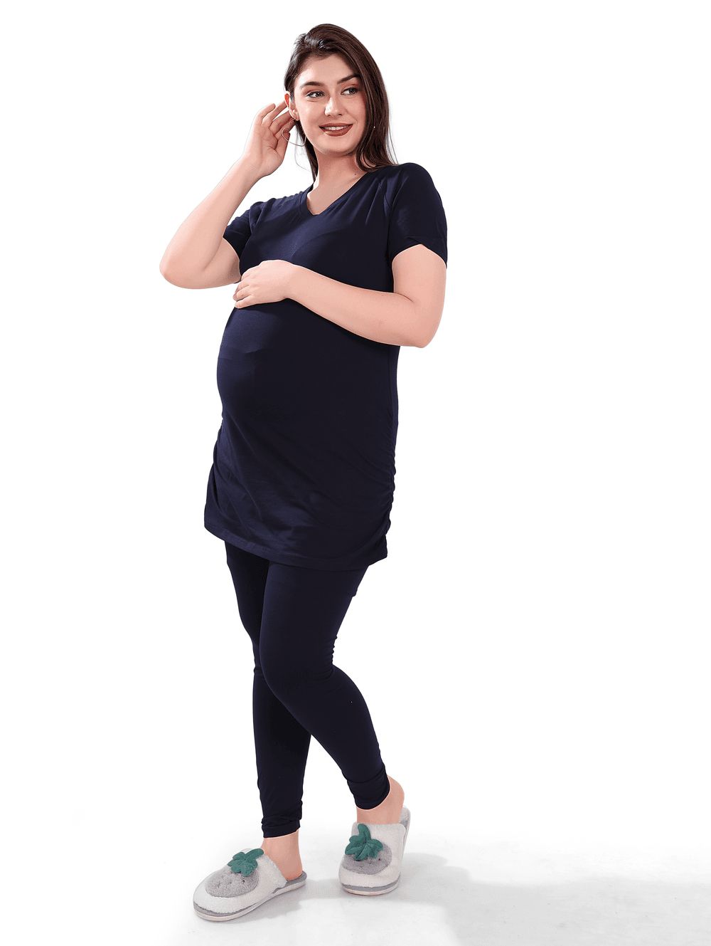 Tummy - Maternity T-Shirt - Blue