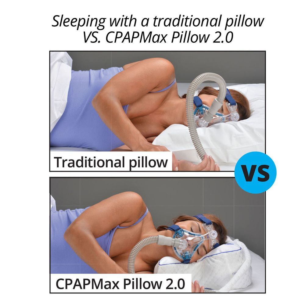 كونتور - وسادة CPAP ماكس - أبيض