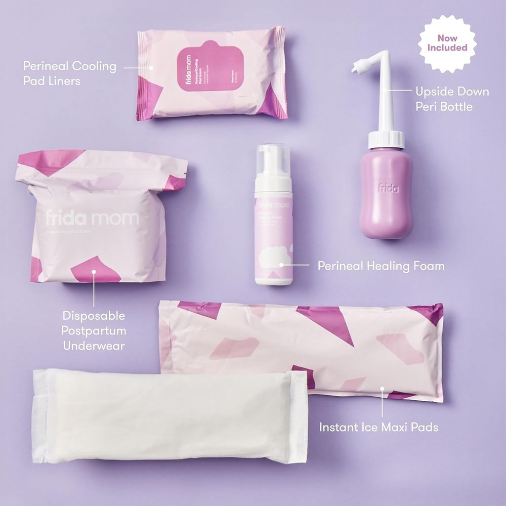 Frida Mom - Postpartum Recovery Essentials Kit With Peri Bottle