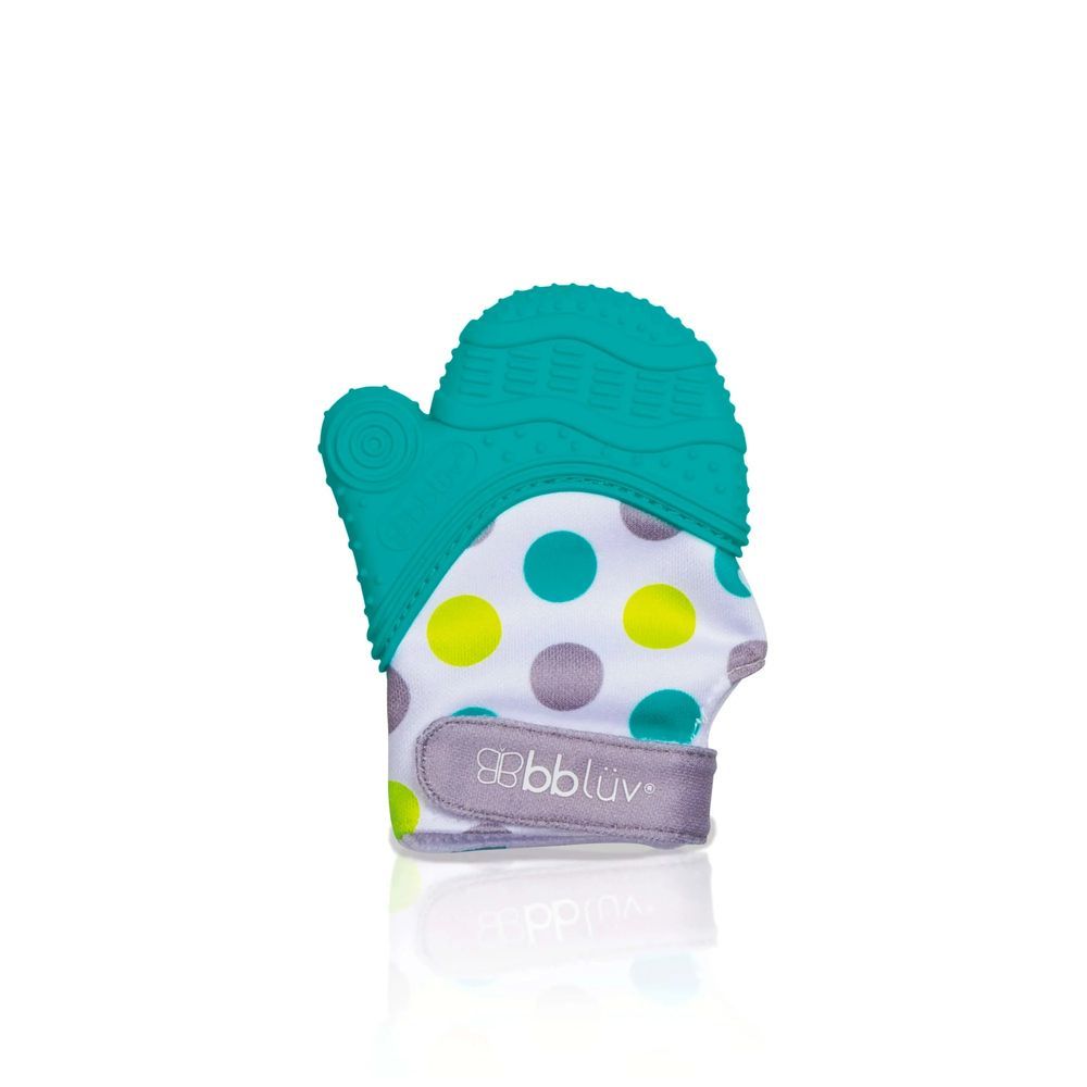 BBLuv - Gluv Teething Mitten - Aqua