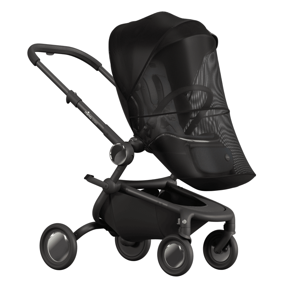 Mima - Mosquito Net Only For Creo Stroller - Black