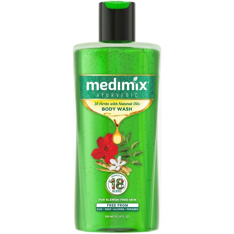 Medimix - Ayurvedic 18 Herbs With Natural Oils Body Wash - 300 ml