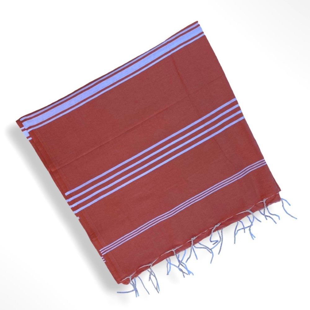 Hammam Corner - The Line Beach Towel - Red