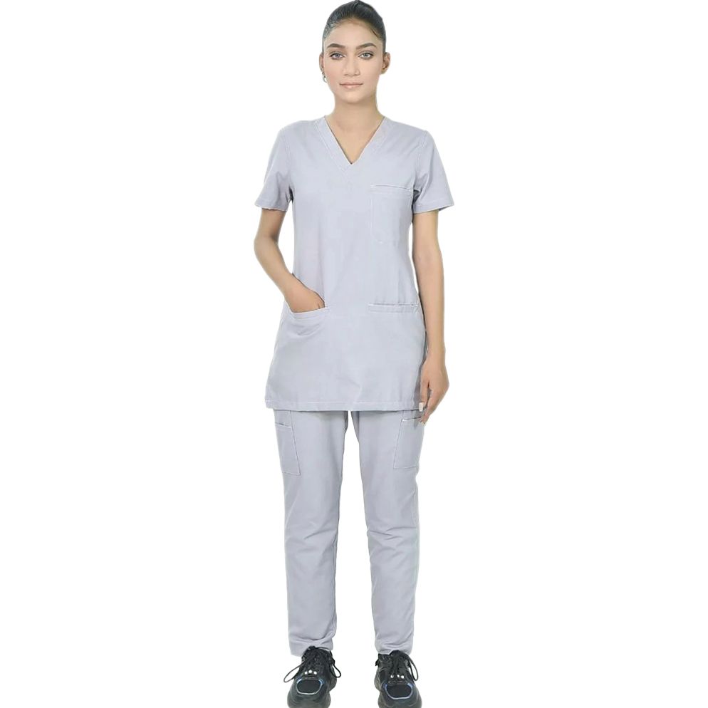 Prokids - Unisex Milano Scrub Suit - Grey