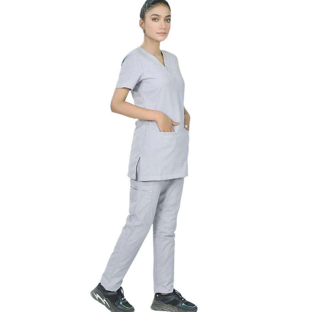 Prokids - Unisex Milano Scrub Suit - Grey