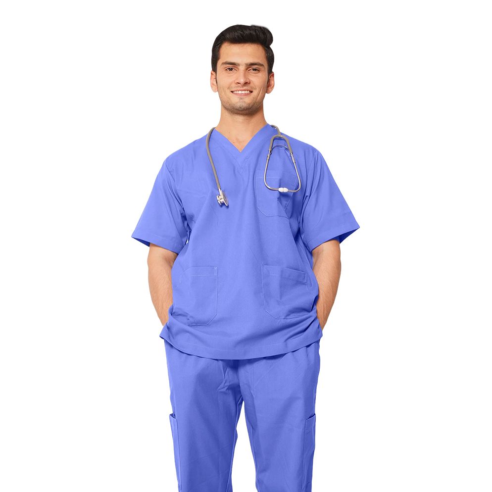 Prokids - Scrub Suit - Al Alin Style - Ceil Blue