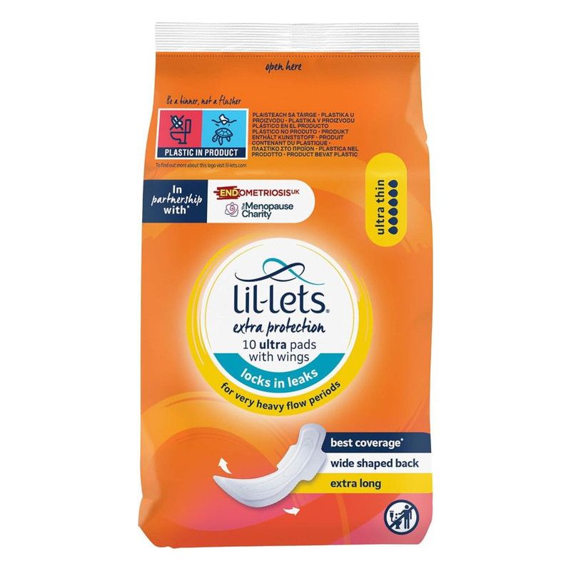 Lil-lets - Extra Protection Ultra Thin Pads - 10 Pcs