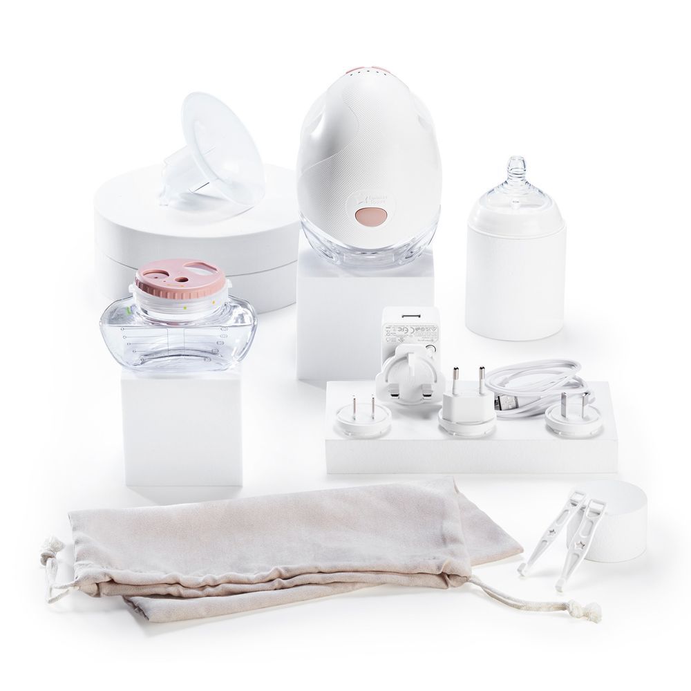 Tommee Tippee - Single Wearable Electric Breast Pump And Disposable Breast Pads - 40pcs - Small