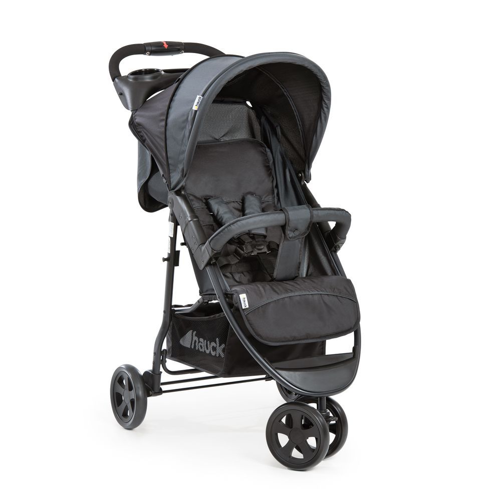 Hauck - Citi Neo II Jogging Stroller - Caviar/Stone And 2-In-1 Alpha Bouncer - Beige