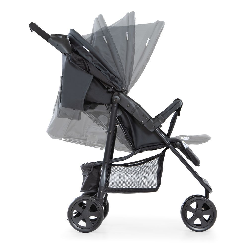 Hauck - Citi Neo II Jogging Stroller - Caviar/Stone And 2-In-1 Alpha Bouncer - Beige