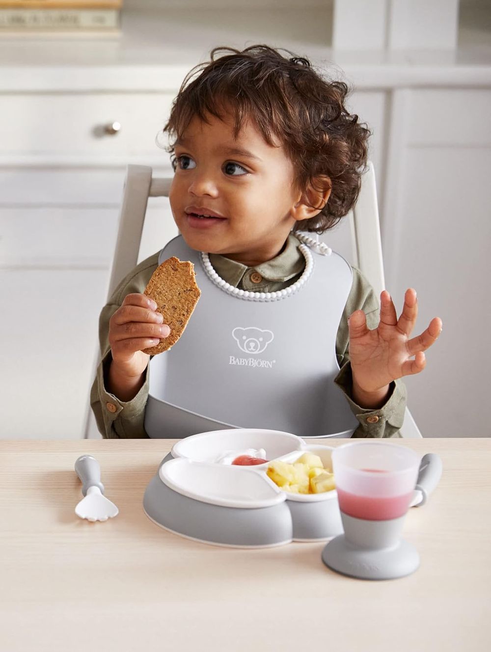 BabyBjorn - Baby Bib - Grey