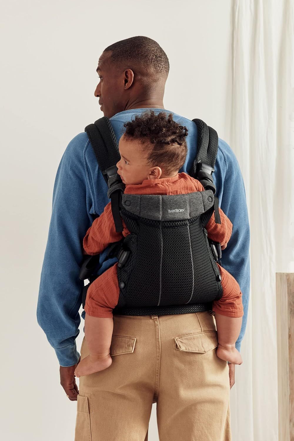 BabyBjorn - 3D Baby Mesh Carrier - Harmony - Black