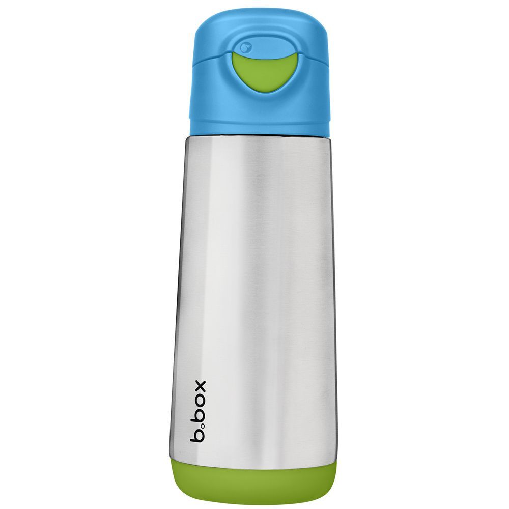 B.box - Hydratio Stainless Steel Spout Bottle - Ocean Breeze - 500 ml