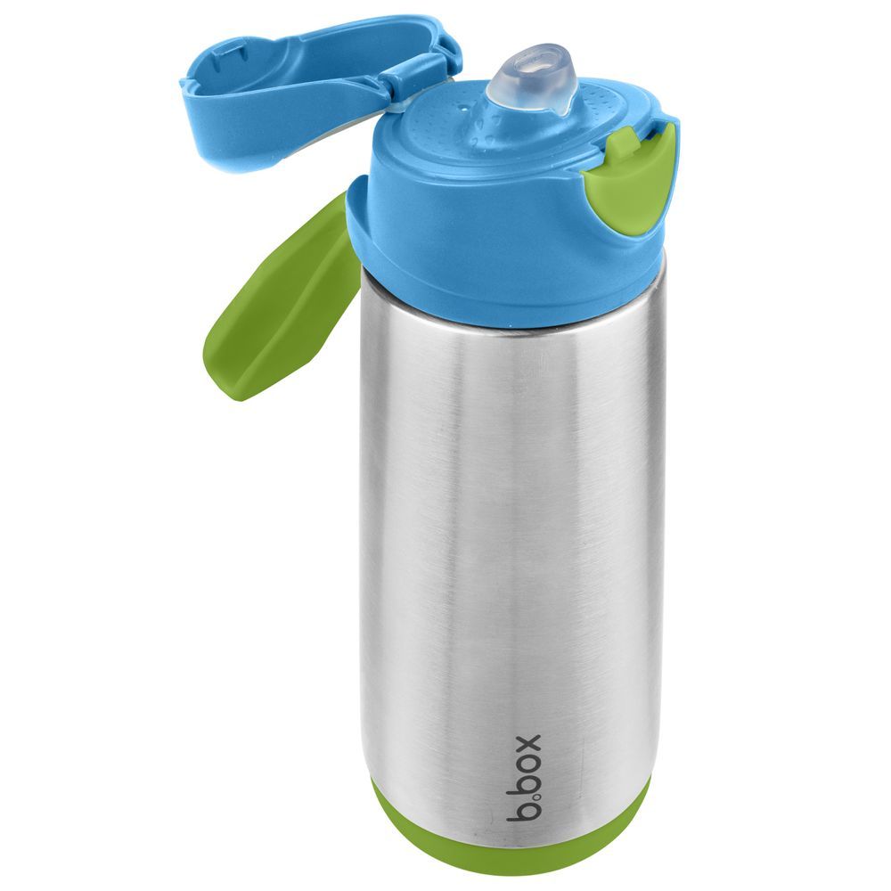 B.box - Hydratio Stainless Steel Spout Bottle - Ocean Breeze - 500 ml