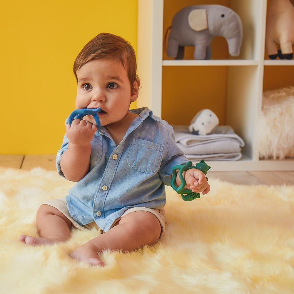 B.box - Innovative Wrist Teether - Lullaby Blue