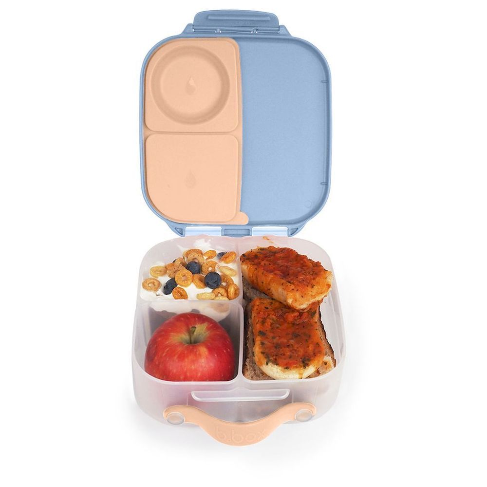 b.box - 4 Compartments Kids Lunch Bento Box - Feeling Peachy - 2 L