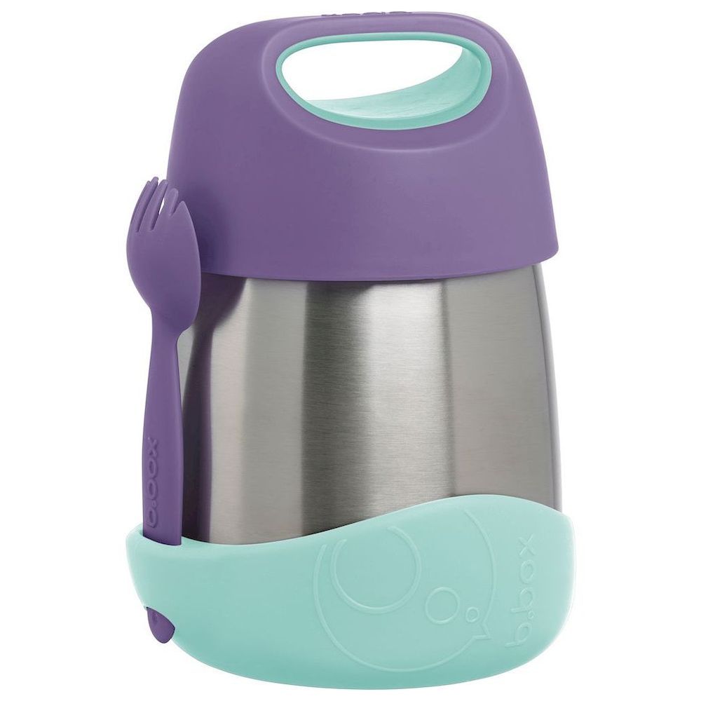 b.box - Insulated Food Jar With Spork - Lilac Pop - 320 gm