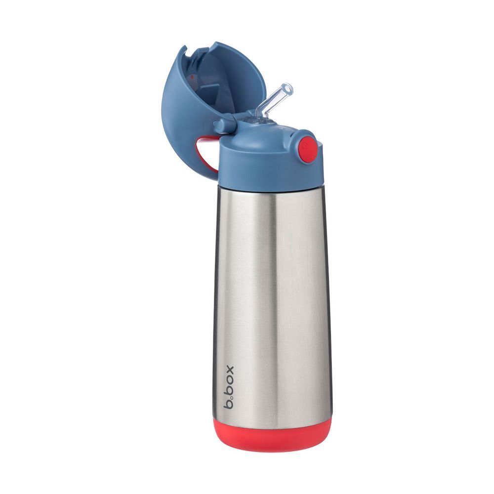 B.box - Hydratio Stainless Steel Drink Bottle - Blue Blaze - 500 ml