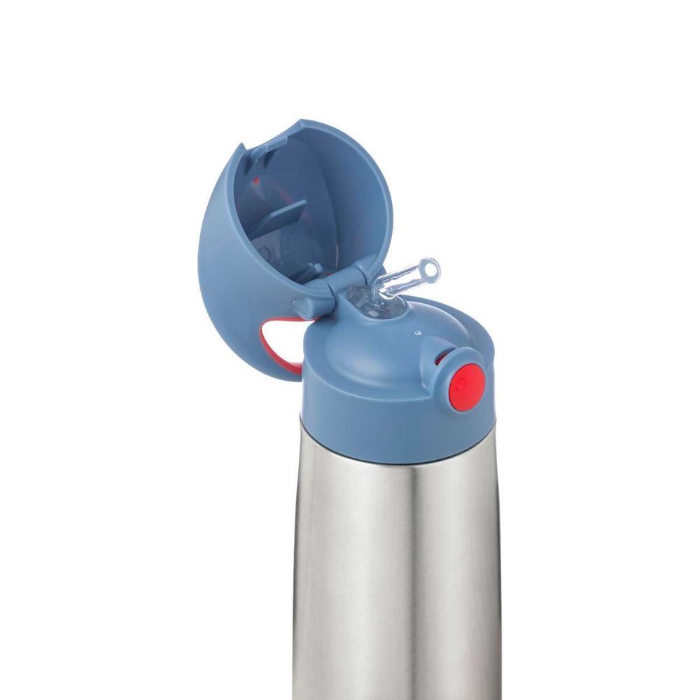 B.box - Hydratio Stainless Steel Drink Bottle - Blue Blaze - 500 ml